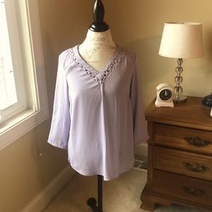 The Limited lavender blouse